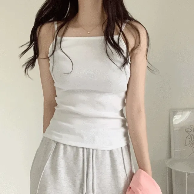 [BEST💛][1+1할인/비침x,고퀄6clor/국내제작] 봄 여름 코튼 100 면나시 이너나시 끈나시