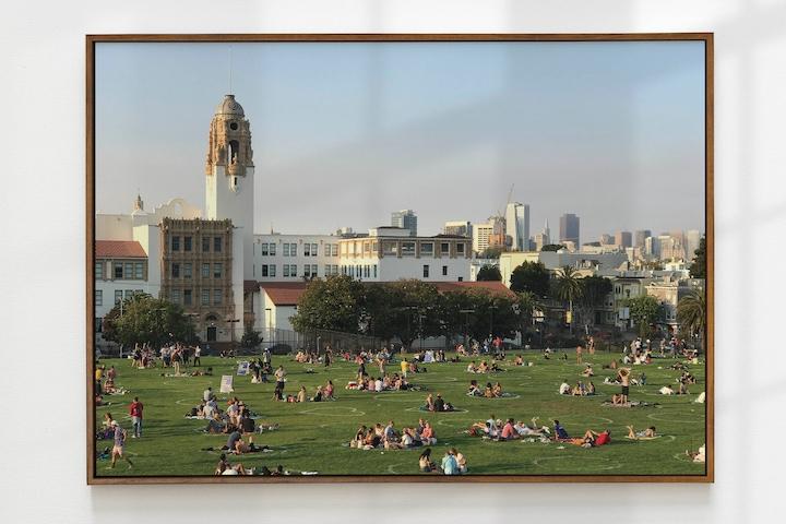 공원 숲포스터 나무 피크닉 잔디 자연 가로형 유럽풍경사진 감성인테리어 포스터