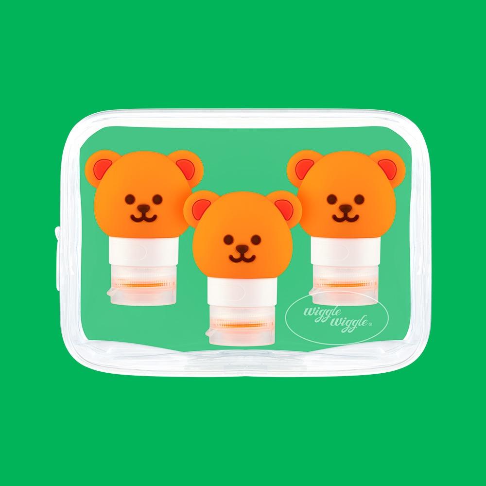 여행용 공병 3P 세트 - Wiggle Bear (60ml)