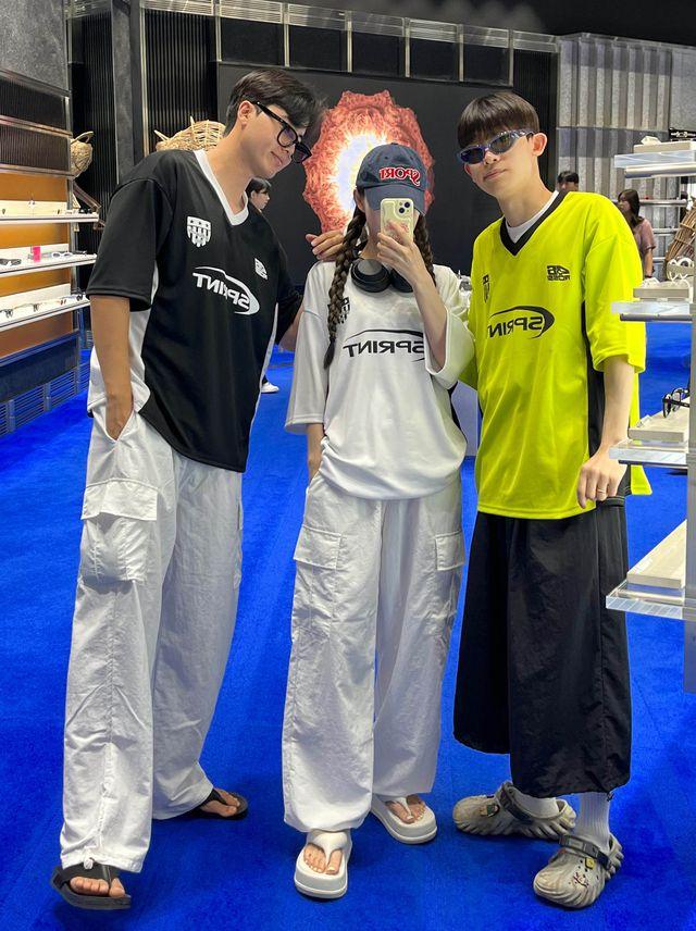 *특가[세트가능/3컬러] 남녀공용 쿨링 매쉬 원단 오버핏 박스티 스프린 여름 티셔츠 스트릿 유니폼 y2k 져지 아노랑 카고 와이드 롱 팬츠 트레이닝 세트 커플룩 시밀러룩 데일리 꾸안꾸