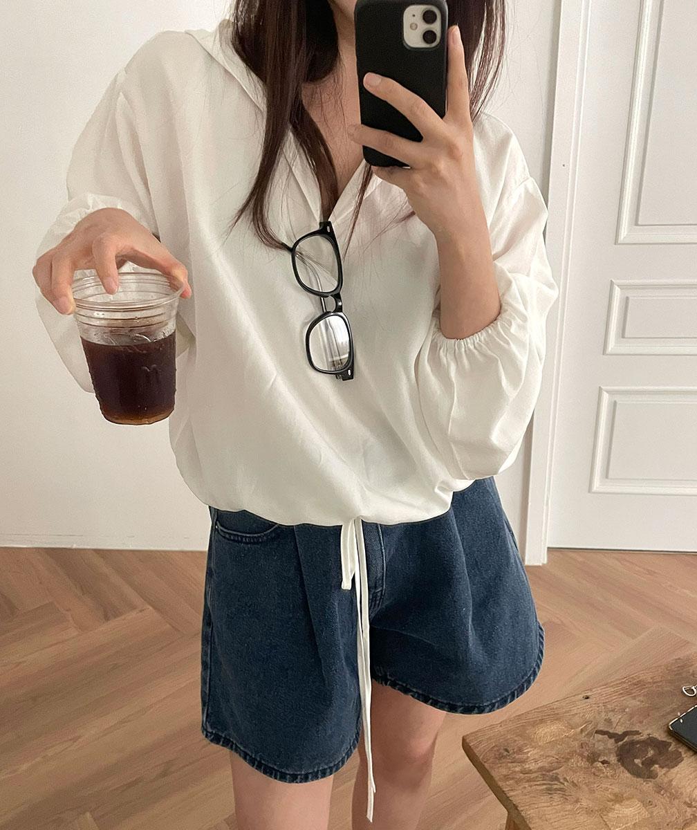 Hoody blouse