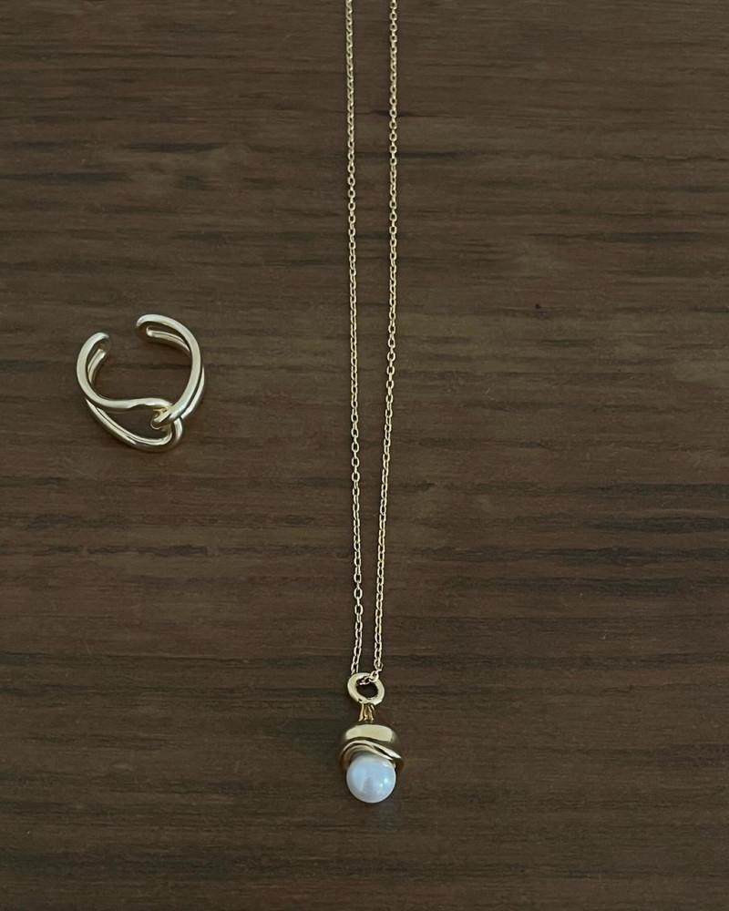 실버925 pearl bell necklace 데일리 진주목걸이 천연 담수짐주 롱목걸이