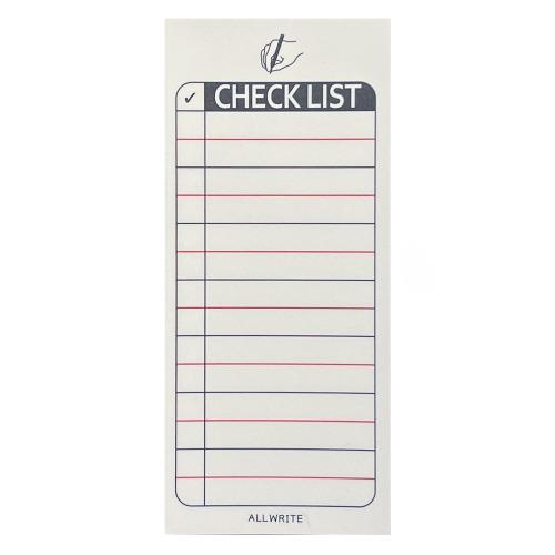 Check List Paper-Ladybug