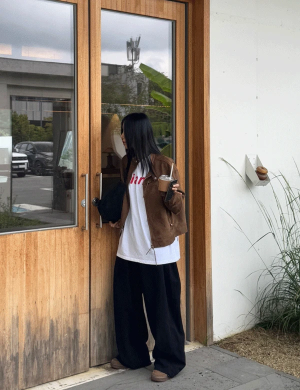 카르모 워시드 밴딩 팬츠