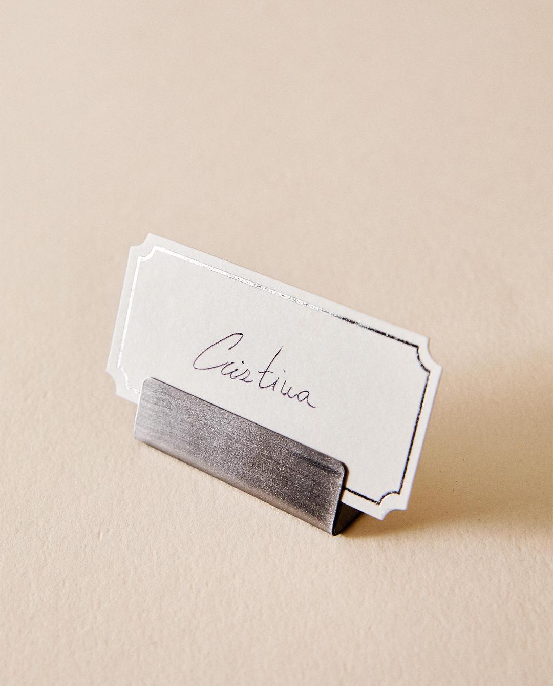 메탈 네임 카드 세트