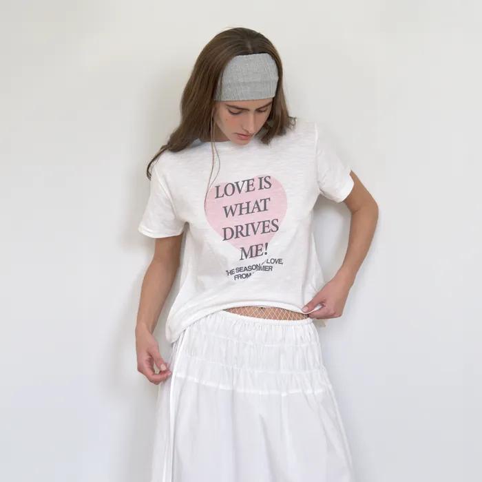 [5th] Love T-shirt_White