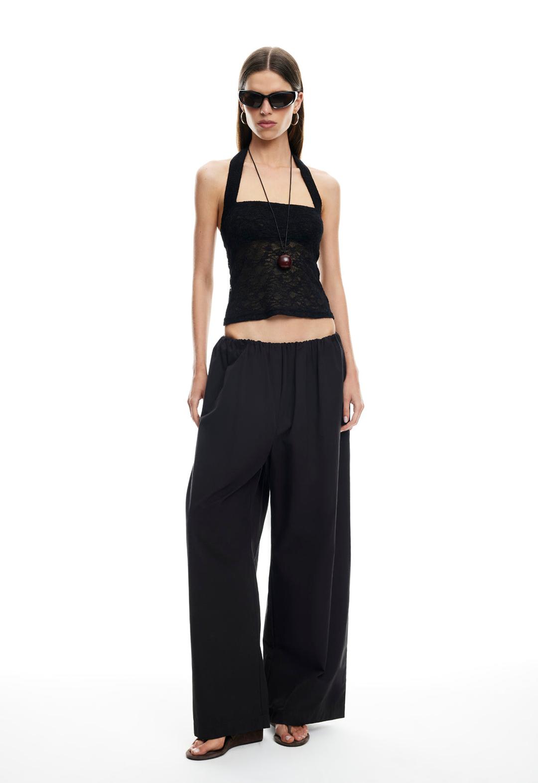 PALISADES HALTER TOP - NOIR - XXS / NOIR