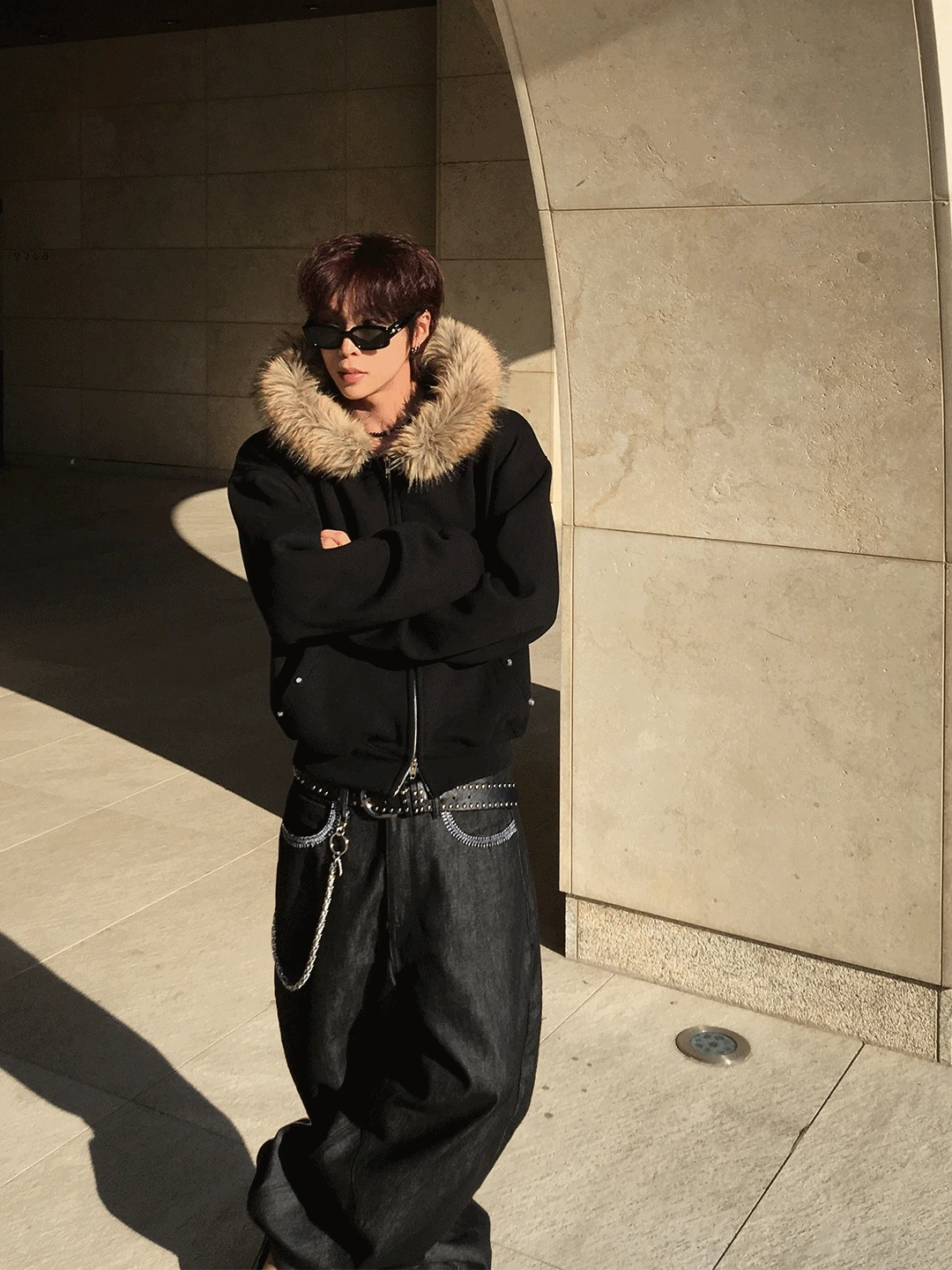 (기모,무료배송) AC 테디 라쿤 기모 후드집업