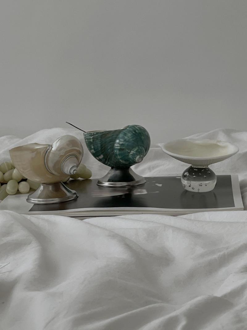 로우 천연 쉘 오브제 4종