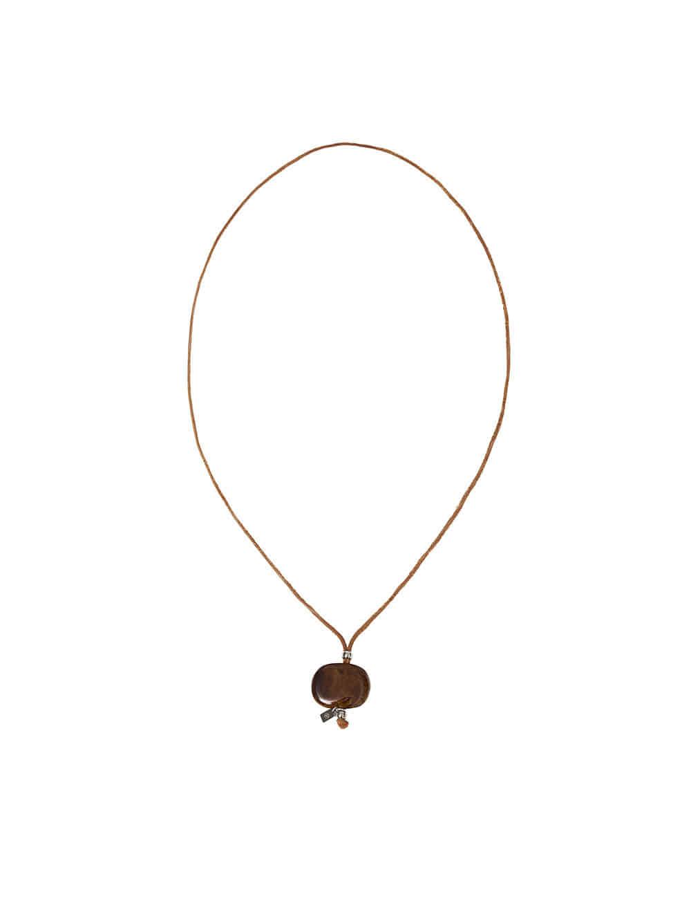 [2nd REORDER] STPB PEBBLE NECKLACE [BROWN]