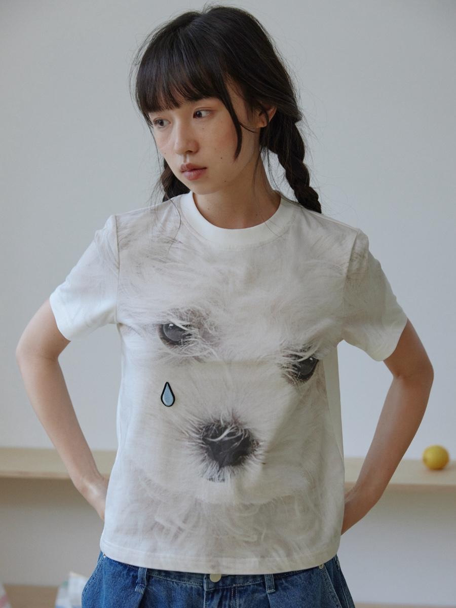 ODD MAKER Crying Puppy T-shirt