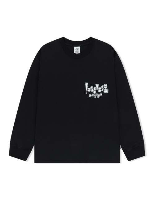 Alive Logo L/S Black