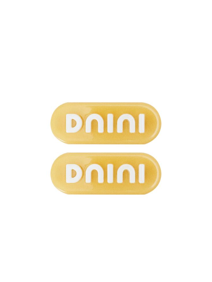 DNINI Logo Barrettes(Mustard)