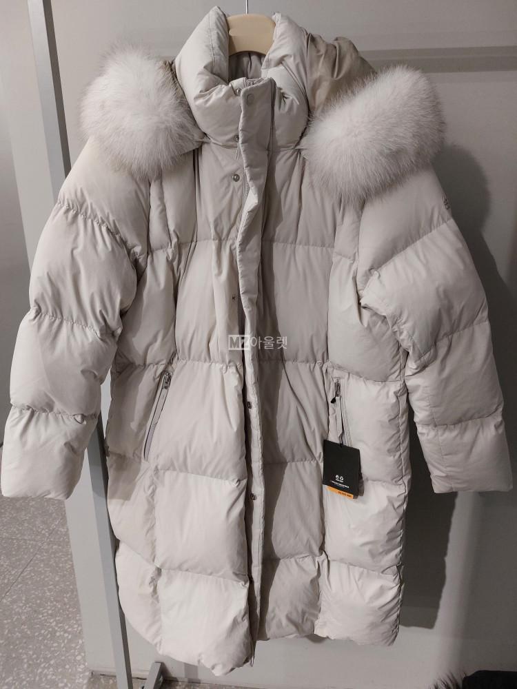 코오롱스포츠 여성 폭스퍼 긴기장 다운 TVJDW21612LGY