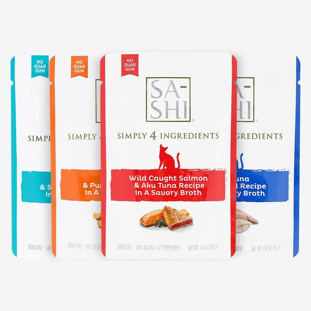 [대량구매10%]로우즈 파우치 사시 고양이 습식사료 50g