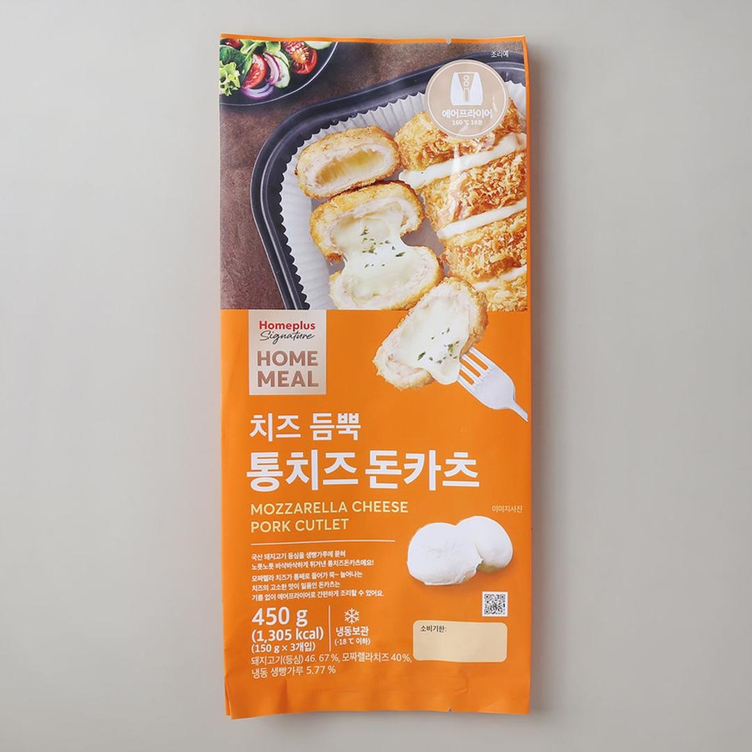 홈플러스시그니처 통 치즈 돈카츠 450G | 홈플러스