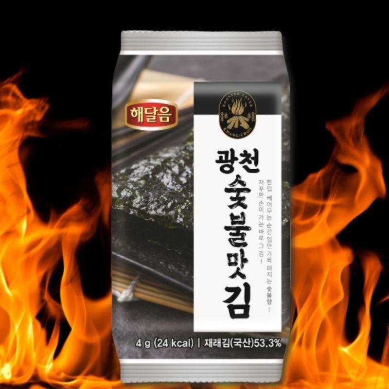 숯향이 입안 가득 광천숯불맛김4gX32봉