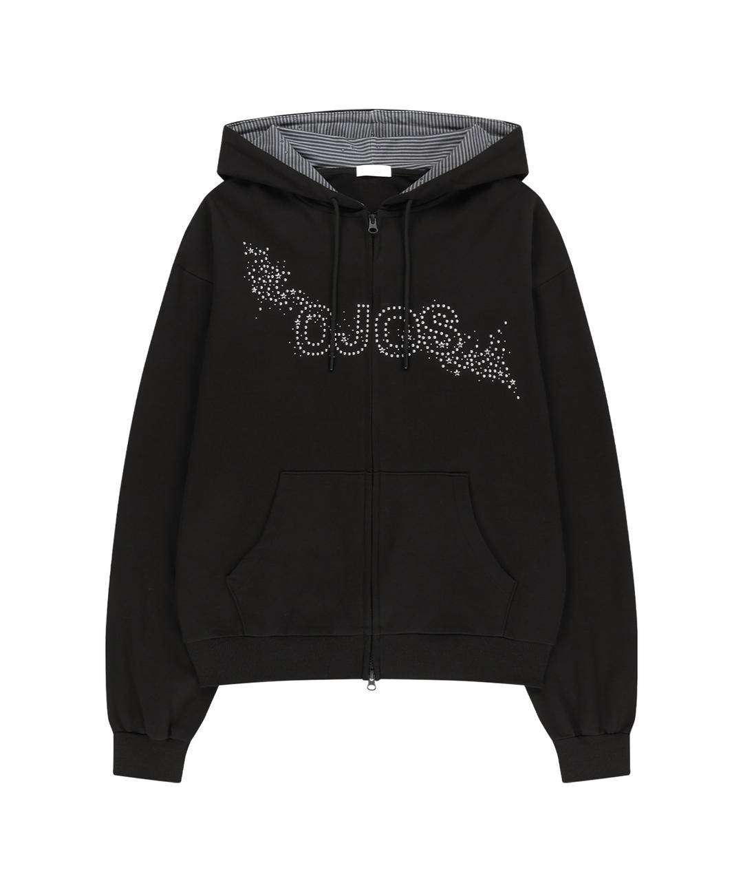 Hotfix Logo Hoodie Zip-up / Black