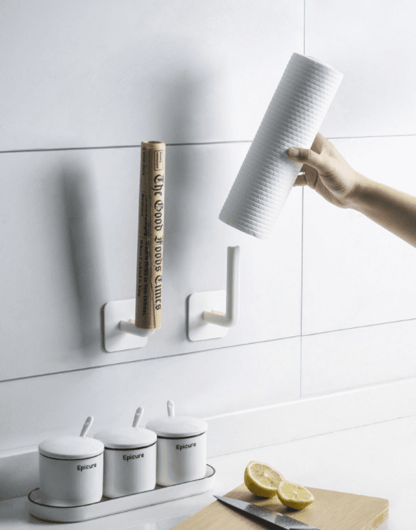 강력 접착 다용도 후크 키친타올 부착행거 걸이