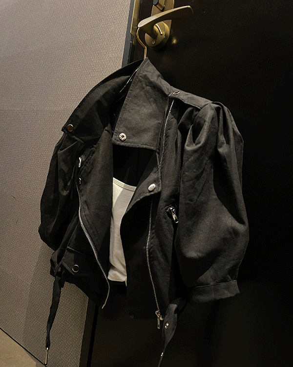 린넨 크롭 벌룬 야상 [주문폭주!]