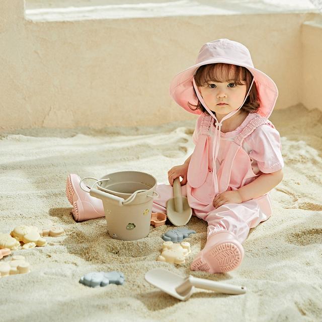 돗투돗X아가드 아기 실리콘 모래놀이 장난감 세트