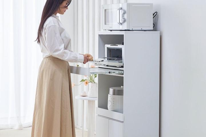 렌지대600 밥솥 에어프라이어 수납장 다용도 선반