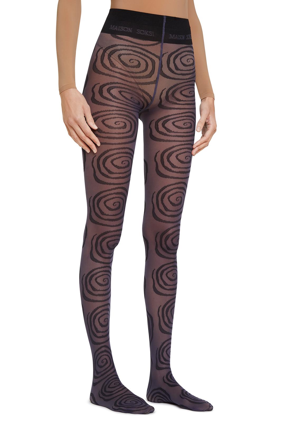 Super Wormhole – Anthracite Tights