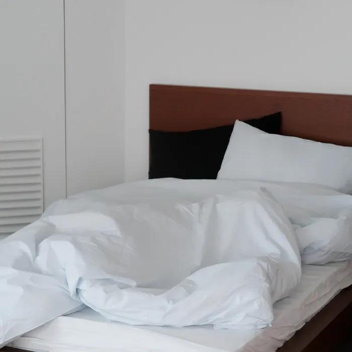 baby blue simple bedding