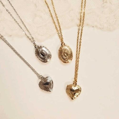 [봄밤달] 미니 로켓 목걸이 (팬던트 뚜껑이 열려요)