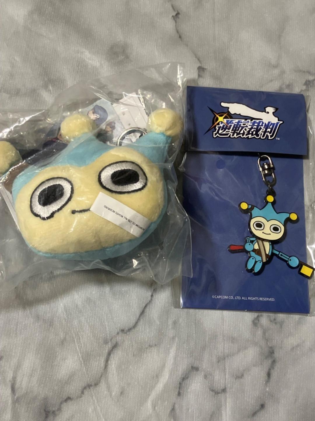 逆転裁判　タイホ君　ぬいぐるみキーチェーン　キーホルダー　タイホくん