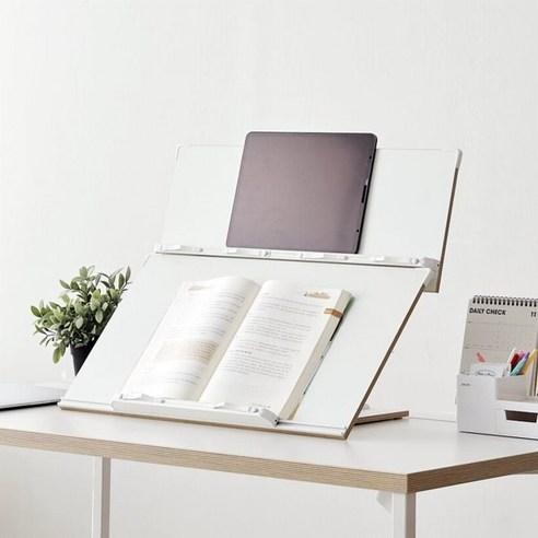 이룸 프라임 2단 독서대 P360 슬라이드 책받침대 화이트 : 화이트 색상 2단 독서대 - 북커버 | 쿠팡