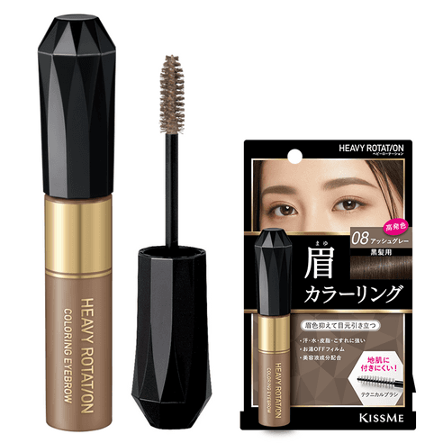 키스미 헤비로테이션 컬러링 아이브로우 마스카라 8g, 08 애쉬 그레이, 1개 - 아이메이크업 | 쿠팡