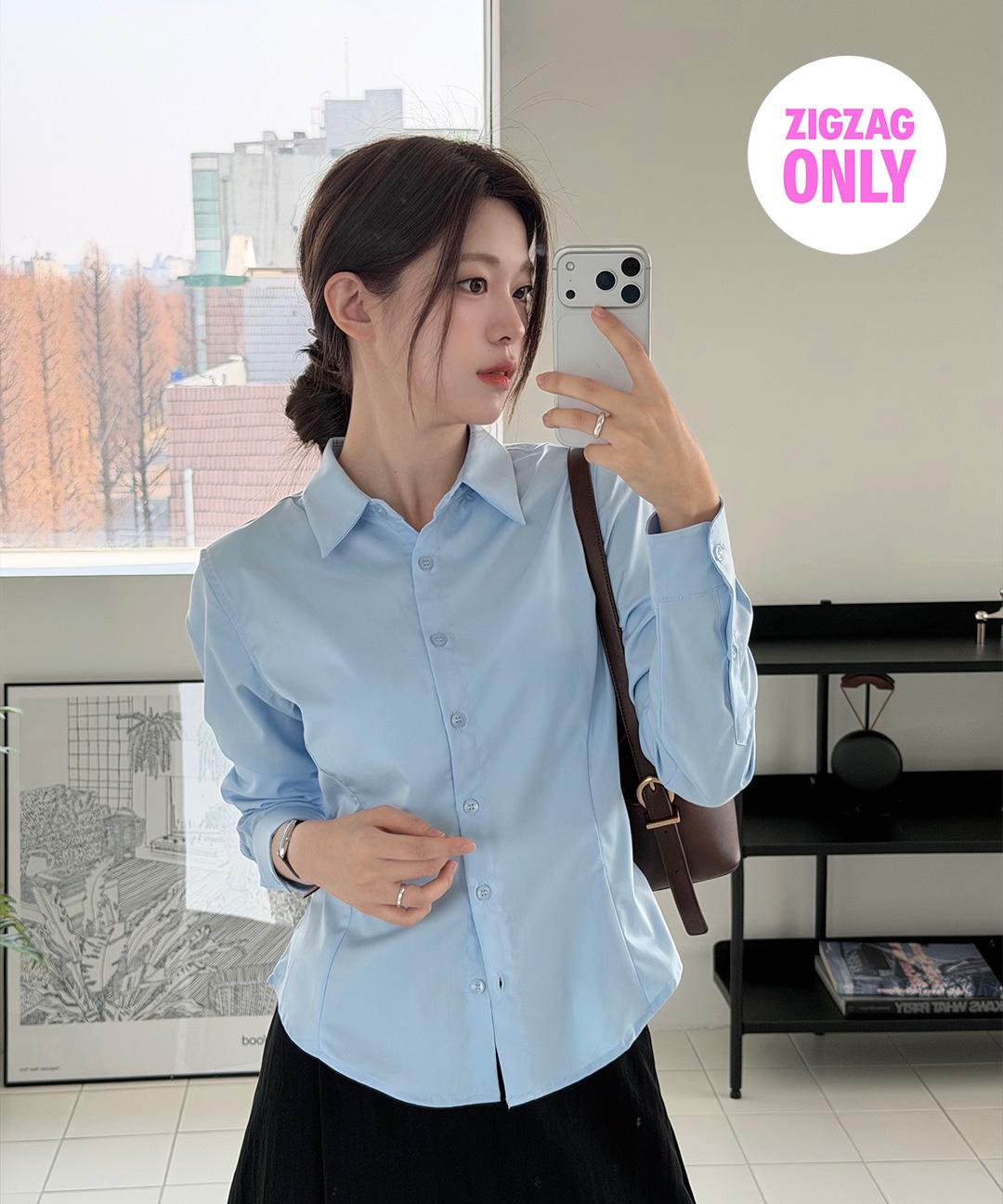 제너럴아이디어 [직잭 단독] WOMAN 링클프리 라인 셔츠 [3COL]