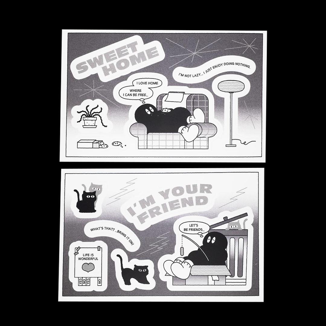 물렁이의 흑백일상