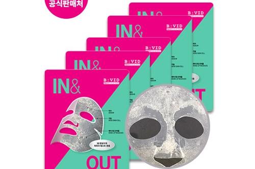 인앤아웃 페이셜 마스크팩 5매입