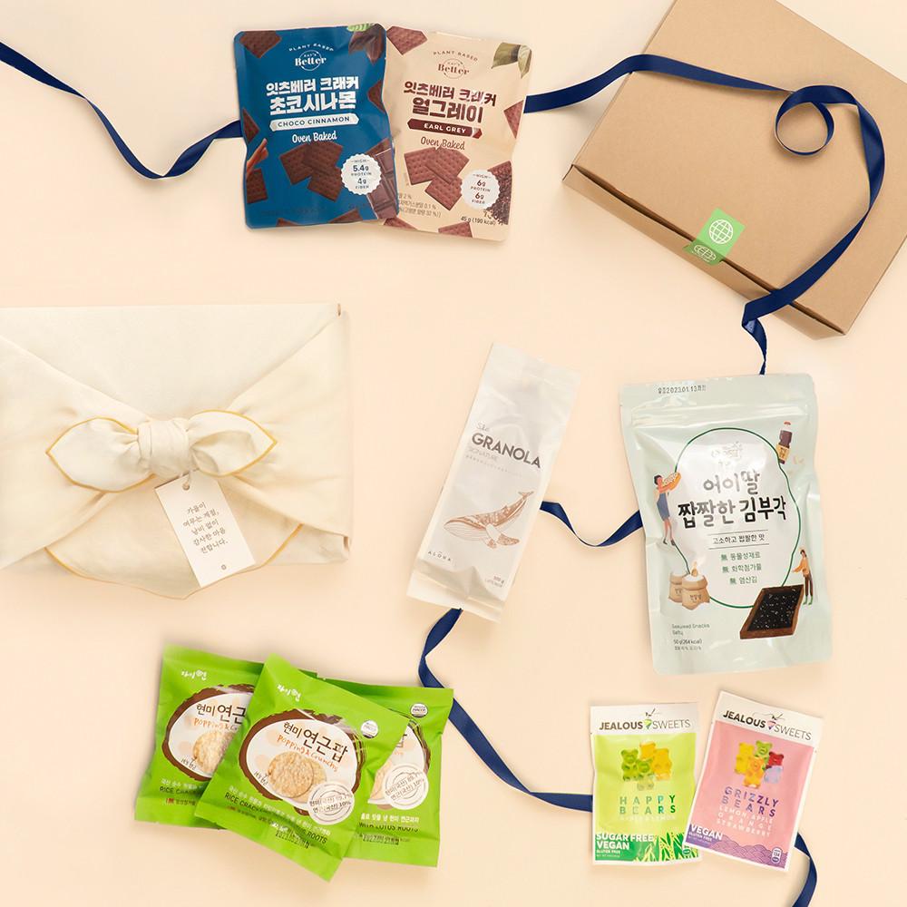 [지구샵] 명절꾸러미 비건간식시간