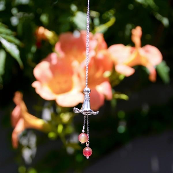 능소화 목걸이 ｜ Trumpet vine necklace