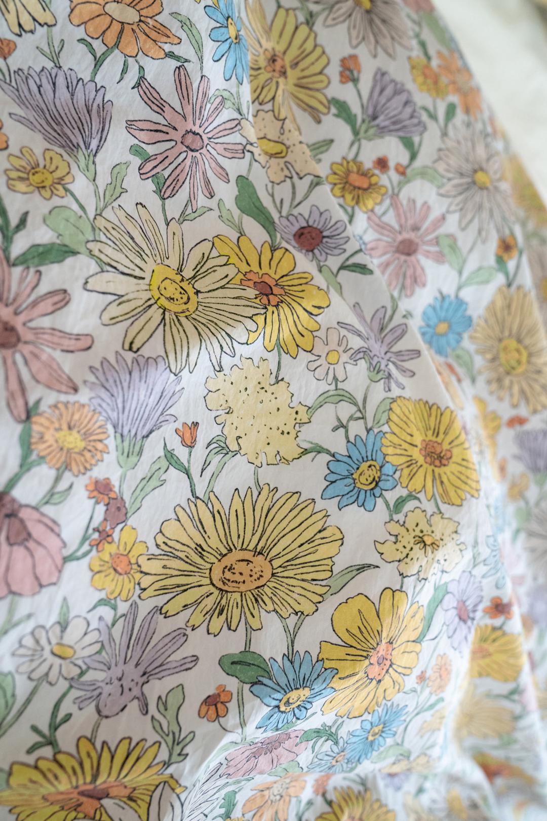 JOYFUL FLOWER DUVET COVER SETSummer yellow