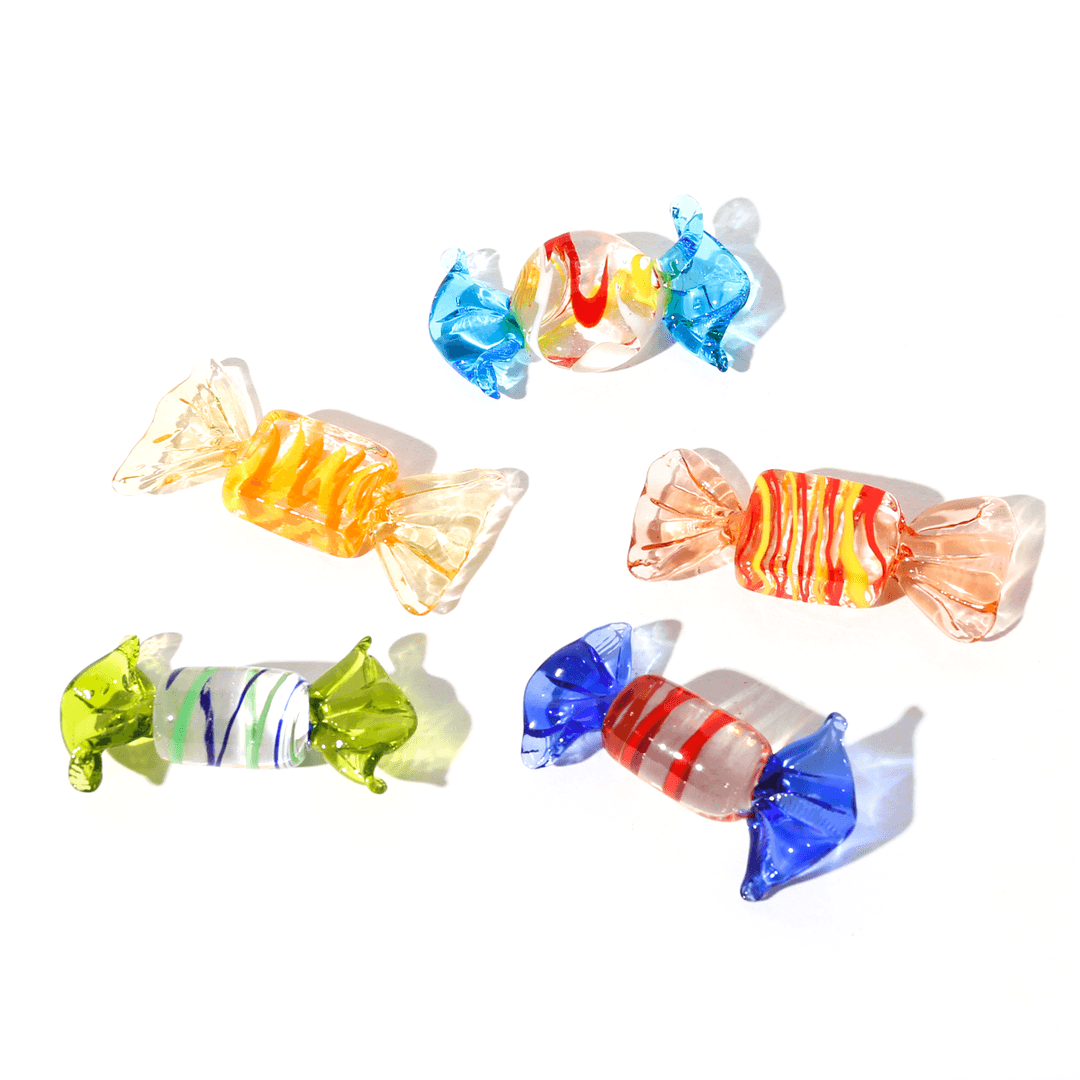Vintage Glass Candy Sweets 7