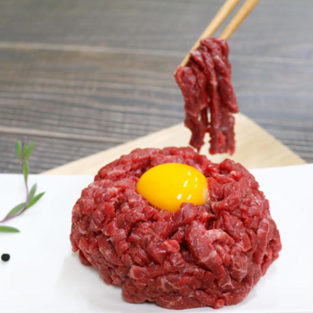 1+한우암소 육회용200g 소스 포함/2인분