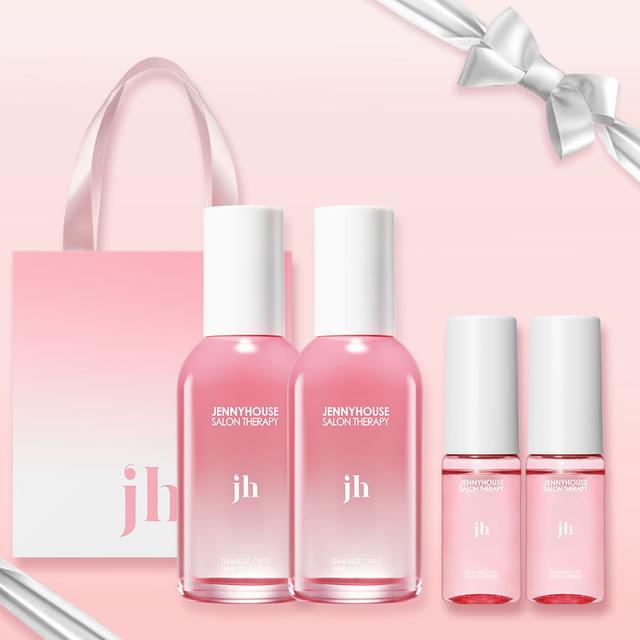 [1위 더블SET] 제니하우스 살롱테라피 데미지케어 헤어오일 100ml 2개 + 헤어오일15ml 2개 + 쇼핑백