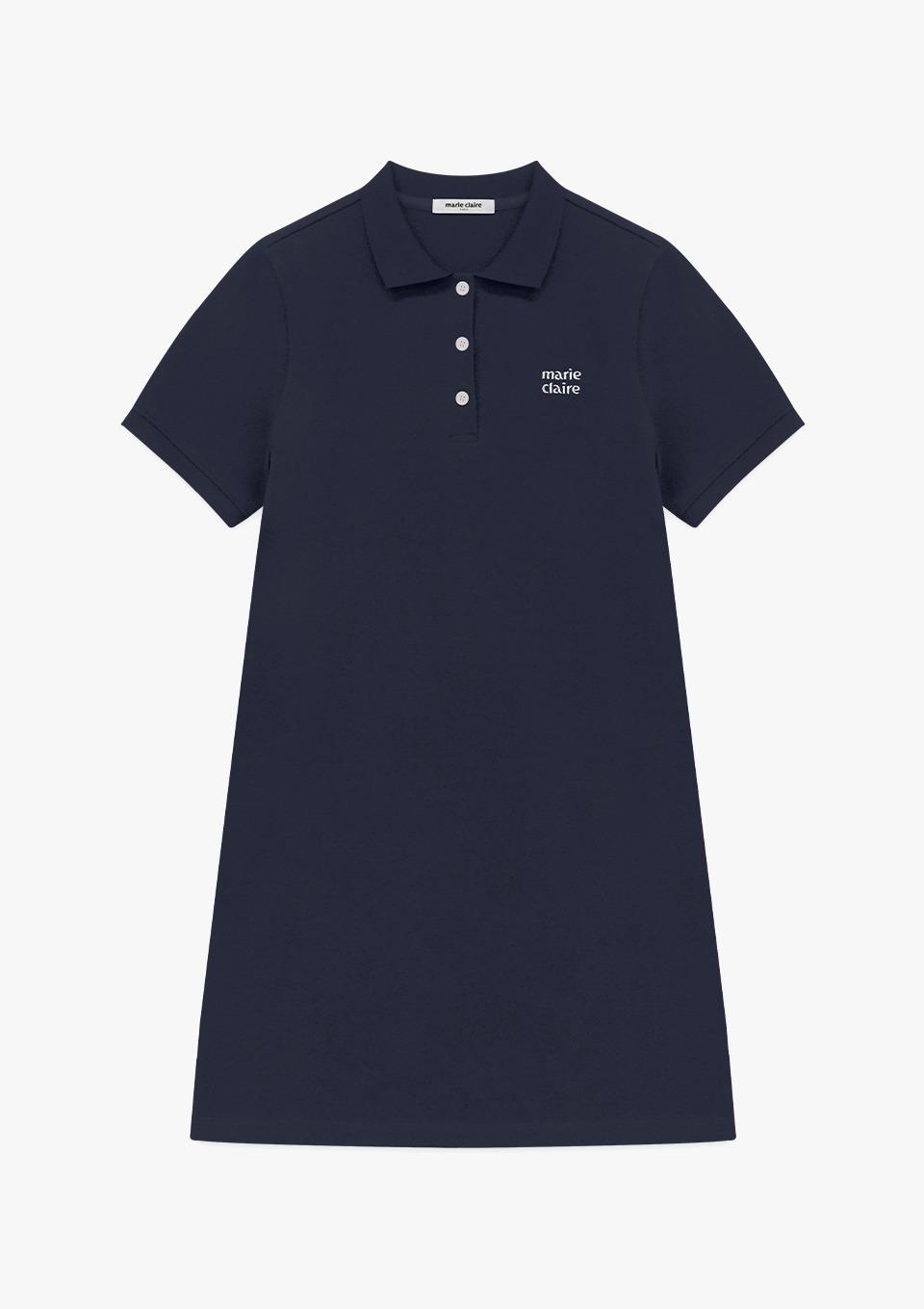 [3/4 순차배송] 베이직 로고 피케 원피스(MAGBOP06MNY)