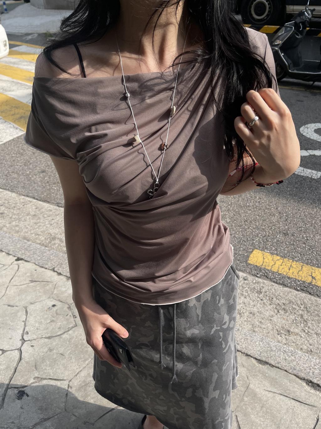 시어 드레이프 티 (모카무스)