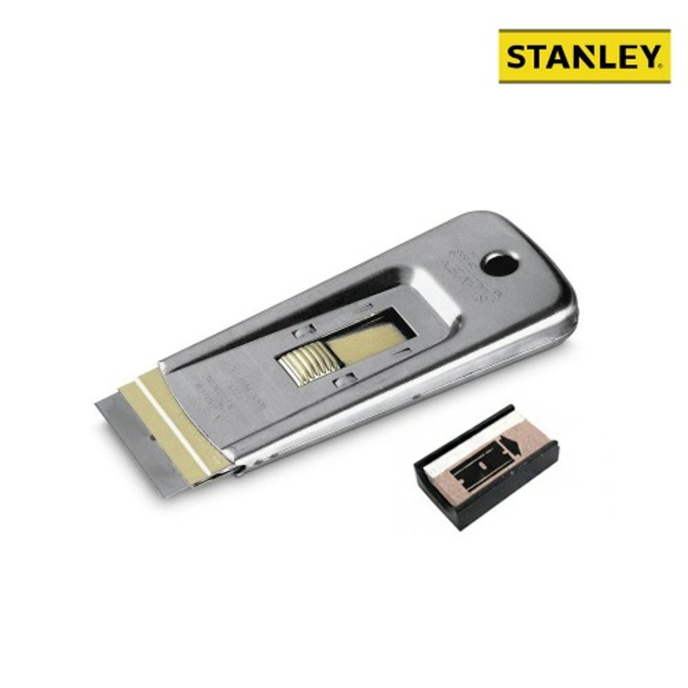 스탠리 28-500 미니 블레이드 스크래퍼 헤라 접착제 페인트 실리콘 제거 칼날 5p 포함