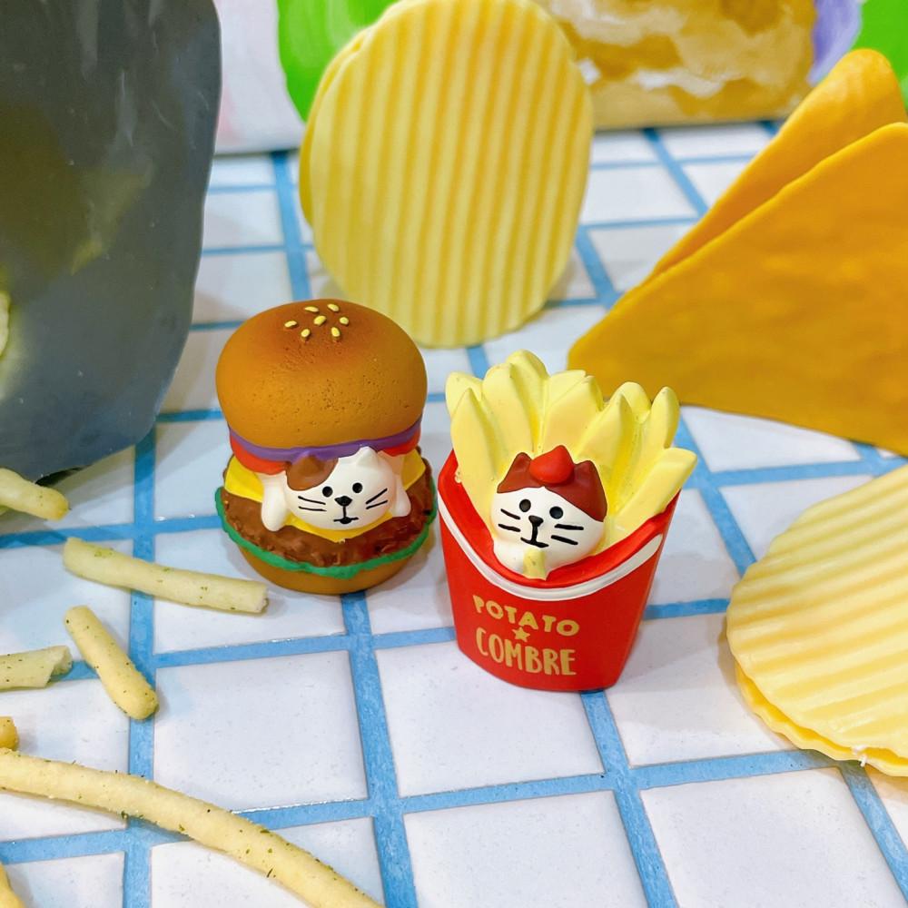 Decole 데코레 Concombre 콘콤브레 피규어 - 버거&감튀