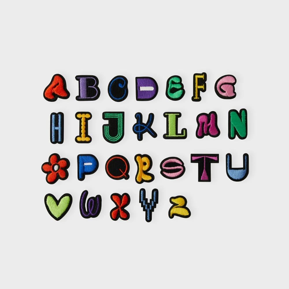 꼴레 알파벳 와펜 스티콘 컬러 (옵션 : A-Z)