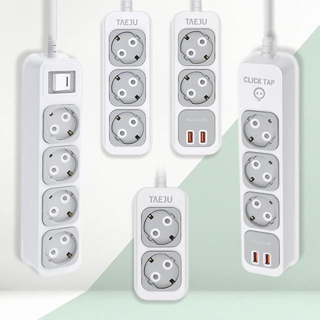 태주산업 멀티탭 부엉이클릭탭 2구 3구 4구 일반형 고속USB 1.5M 3M 5M 국내산