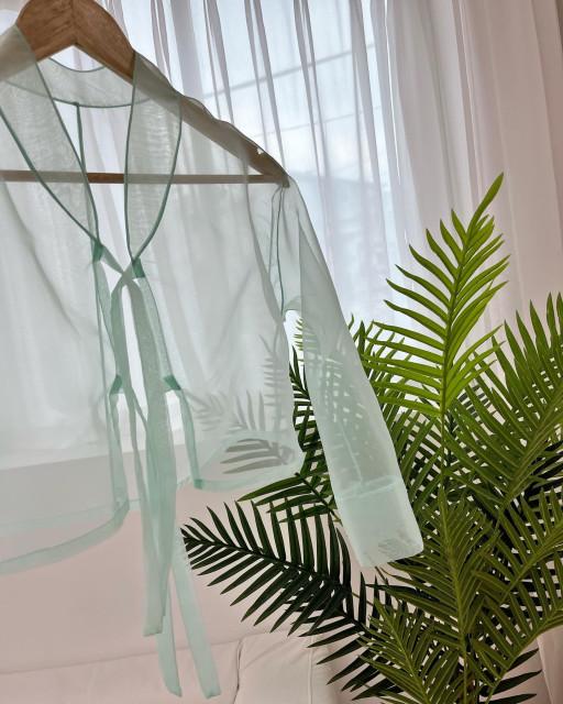 [저고리] 시스루 오간자 오버핏 저고리