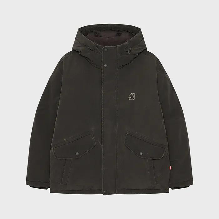 워시드 밸런스 크리스탈다운 후디 점퍼 - U_Cool Grey_OUW25518C3