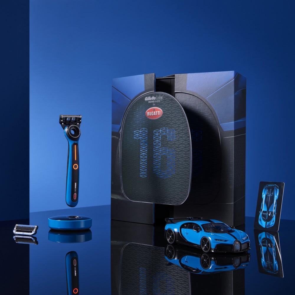 질레트랩스 히티드 레이저 부가티 컬렉터 에디션 (면도기 + 면도날 1입 + 부가티 토이카)